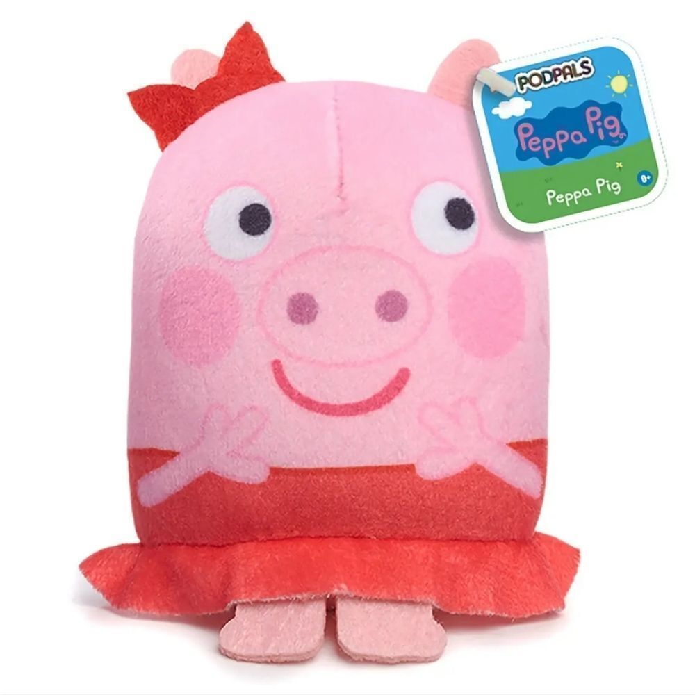 NWT Peppa Pig Collectable Podpal 3" Mini Plush Pink Squishie Stuffed Animal Toy